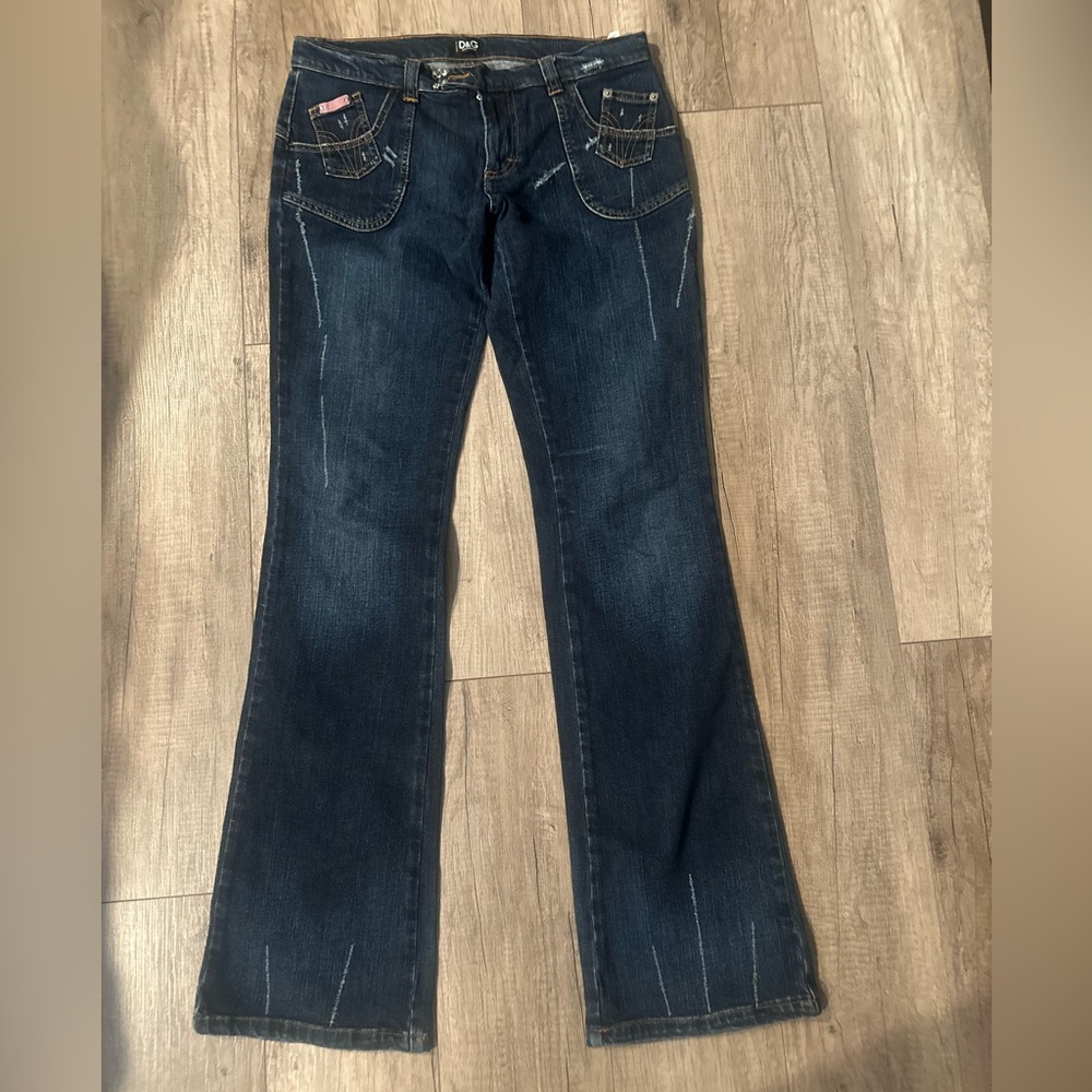 D&G Dark Blue Boot Cut Jeans
